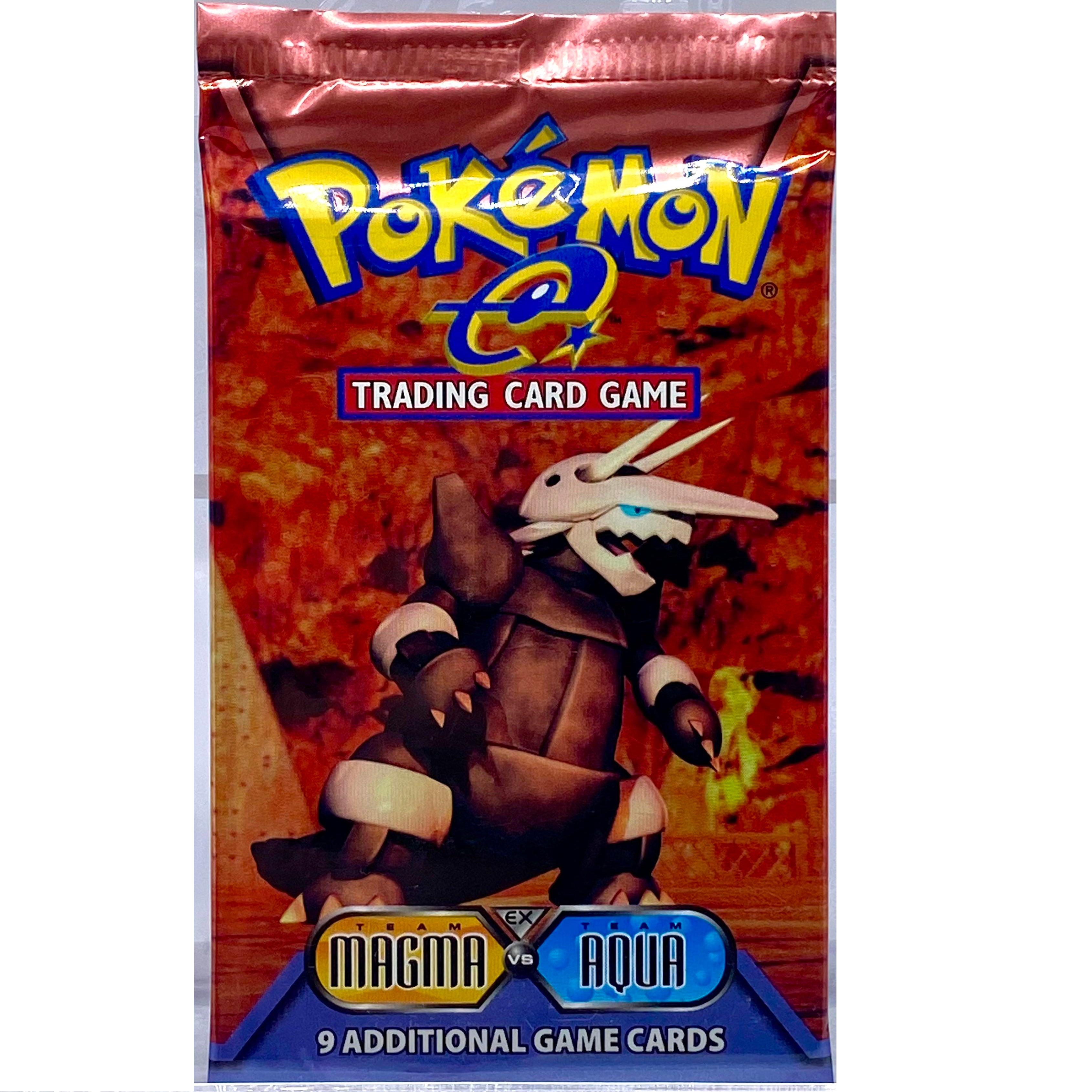 POKMON EX: TEAM MAGMA VS TEAM AQUA BOOSTER PACK Collectors Garden POKMON EX: TEAM MAGMA VS TEAM AQUA BOOSTER PACK Collectors Garden
