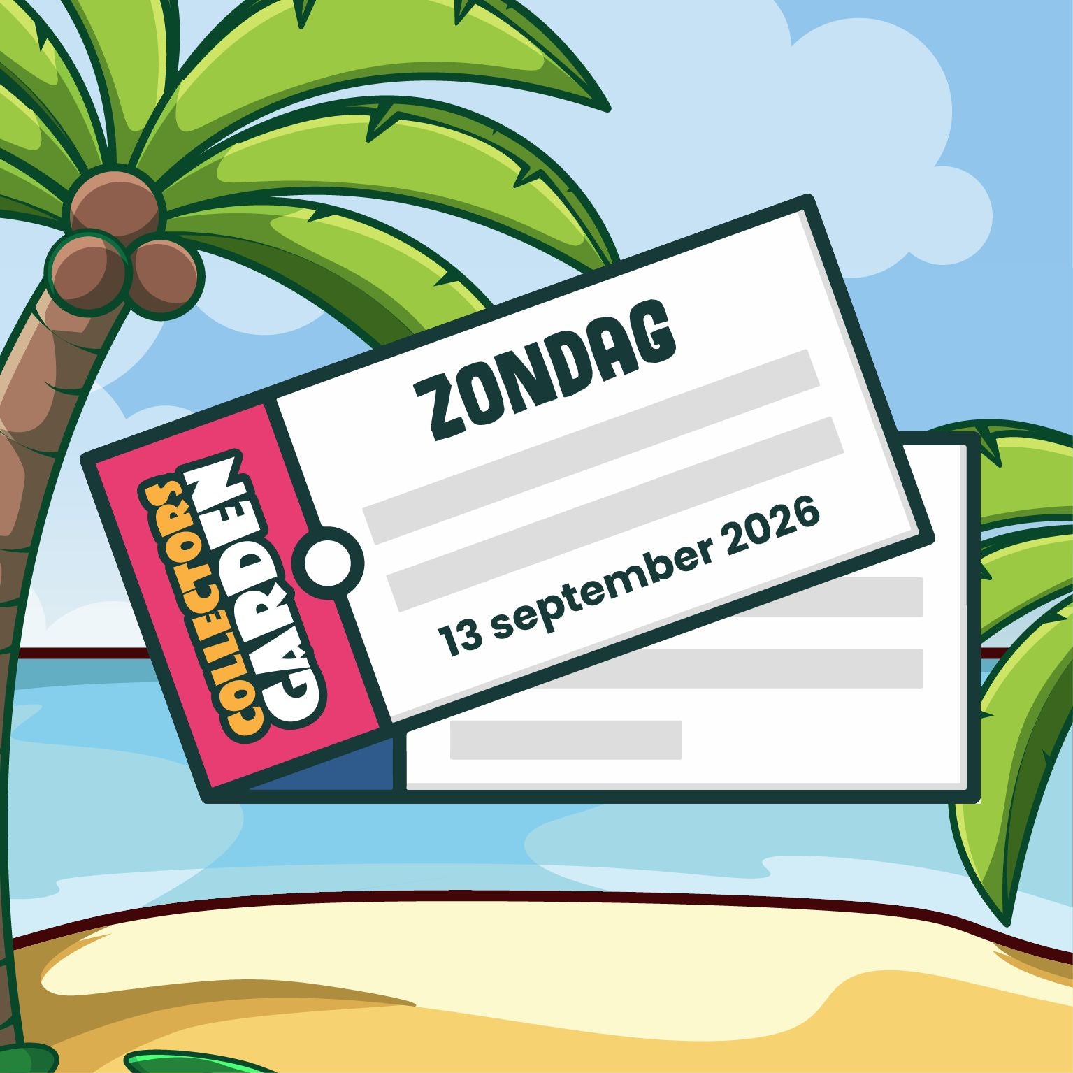 Zondagticket € 12,50