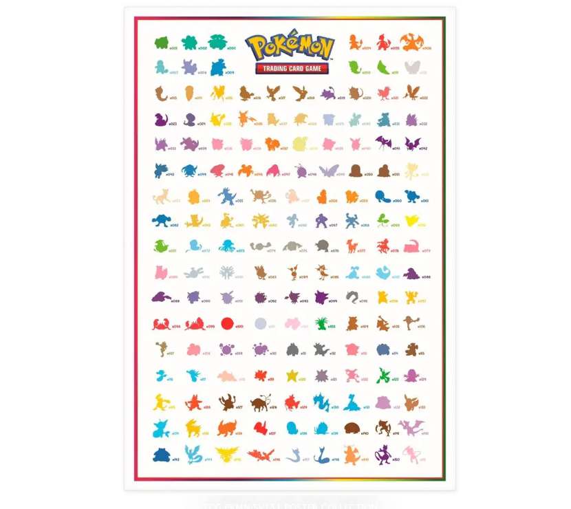 POKÉMON SCARLET & VIOLET: 151 POSTER