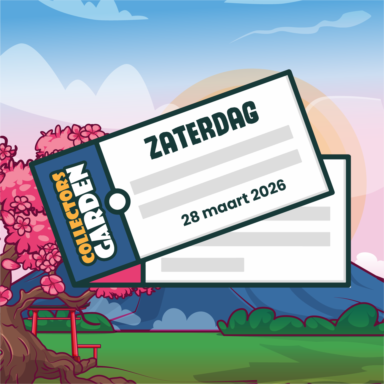 COLLECTORS GARDEN ZATERDAGMIDDAG